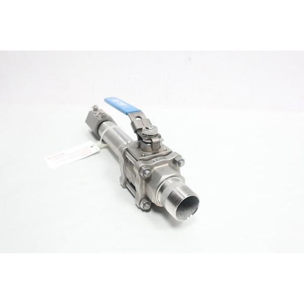 Sst Valve Assembly No Support Tube Manual Stainless Threaded 1-1/4In Npt Ball Valve